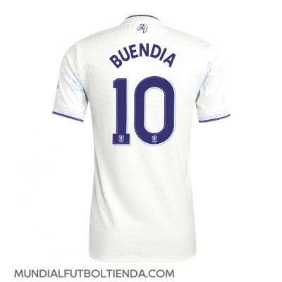 Camiseta Aston Villa Emiliano Buendia #10 Tercera Equipación Replica 2025-26 para mujer mangas cortas Camiseta Aston Villa Emiliano Buendia #10 Tercera Equipación Replica 2025-26 para mujer mangas cortas